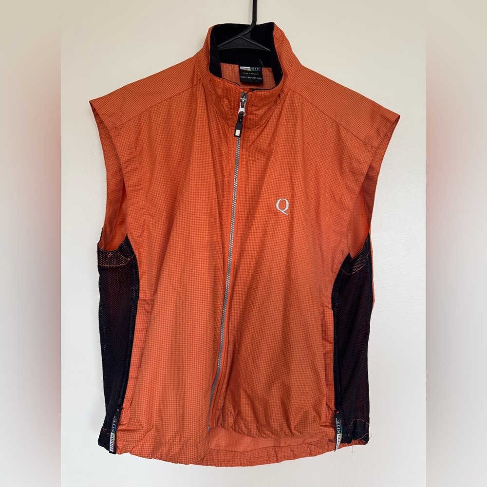 Vintage 1990s Illuminite 3M Full Reflective Windbreaker Vest Size L GUC